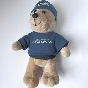 Seattle Seahawks Toy Plush Bear Good Stuff Soft 12” Tall
